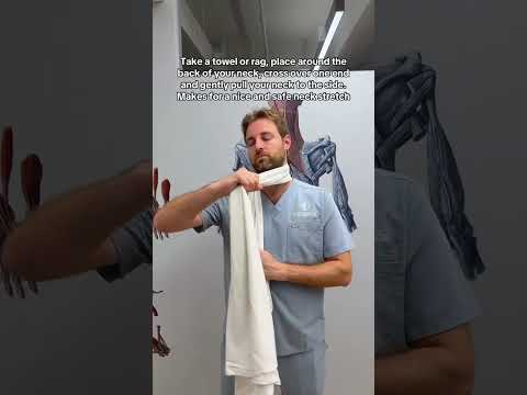 Crack Your Neck with a Towel EASY