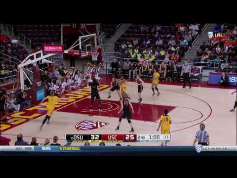 Women's Basketball: USC 60, Oregon State 74 - Highlights 1/15/17