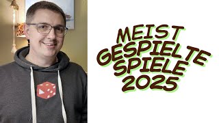 Top 10 Bens meist gespielte Spiele 2025 - lange & kurze Spiele!