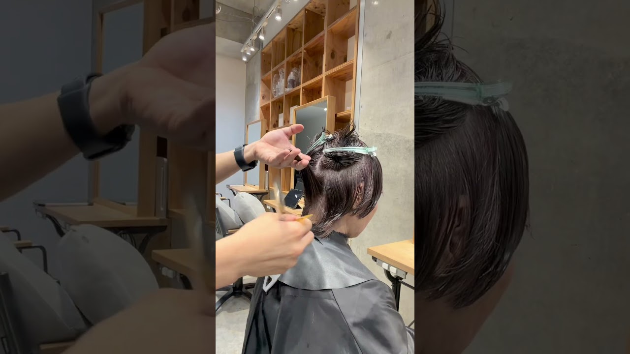 大人のウルフショート🐺　　スタイリスト:altru 2nd 面谷一光#池袋美容室 #ショート #ウルフヘア