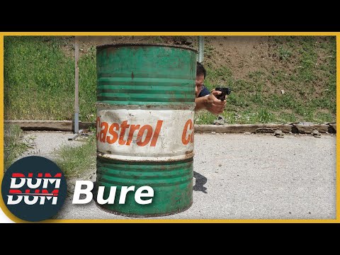 Da li vas metalno bure sa vodom može zaštititi od metka?