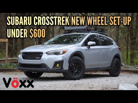 Cheap 2019-2022 Crosstrek Wheel Set-Up (Voxx Monte Wheels and 225/75/15 Toyo AT Tires)