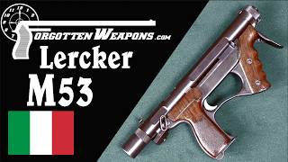 Lercker M53 Experimental .380 Italian SMG (or PDW?)