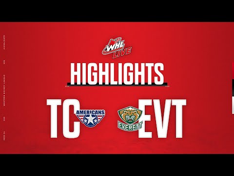 Tri-City Americans at Everett Silvertips 10/25 | WHL Highlights 2023-24