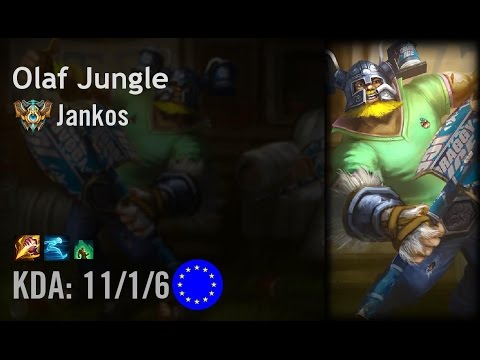 Olaf Jungle vs Trundle - Jankos - EUW Challenger Patch 6.12