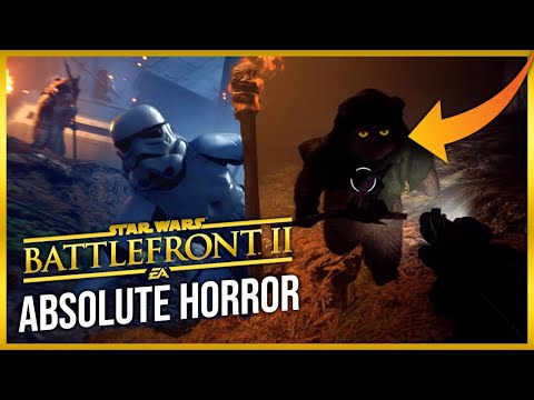 The HORROR Of Battlefront 2 Ewok Hunt | Star Wars Battlefront 2 Gameplay