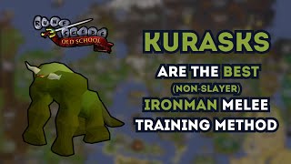 Kurasks are THE BEST (Non-Slayer) Ironman Melee Training Method in OSRS