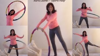 Hula Hoop - Burn fat & Tone abs - Maria Lauren - Weighted SportsHoop