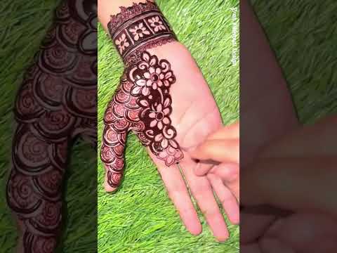 Lovely Front Hand Mehndi Design by @DrIfrah #shorts #ifrahmehndidesign #mehndidesign #kasheesmehndi