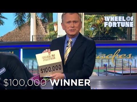 Season 35's First $100k Winner | Wheel of Fortune - YouTube