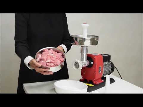 Montaje y funcionamiento Picadora de carne New O.M.R.A. New-Line TC5 400 W - 220 V