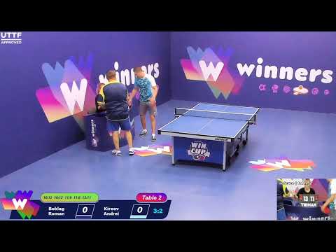 WINners CUP table 2  05.09  Boklag Roman - Kireev Andrei  18:00