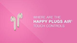 Happy Plugs Air 1 True Wireless Draadloze Oordopjes Zwart Marmer Headsets