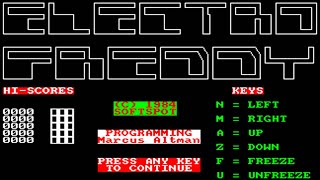 [Amstrad CPC] Electro Freddy - Longplay