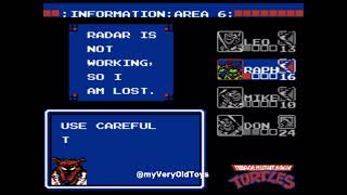 TMNT - Ninja Turtles Into + facing the Final Boss Shredder on Nintendo NES