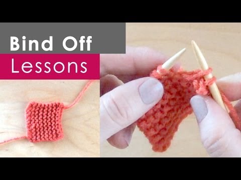 How to Bind Off Knitting for Beginners Video