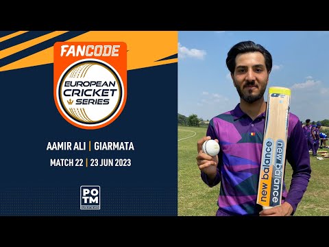 POTM: A.Ali - ZIN vs GIA | Highlights | FanCode ECS Romania | 23 June 2023 | ECS23.496