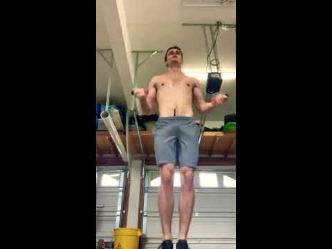 Heavy Jump rope for reps: Final set 120 jumps