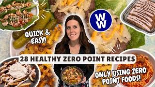 28 Healthy ZERO POINT ONLY Recipes That Helped Me Lose 70 lbs | Quick, Easy Recipes | WeightWatchers