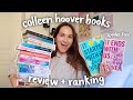 RANKING ALL COLLEEN HOOVER BOOKS *including It Starts With Us* reviews + spoiler free plot summary