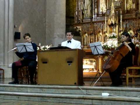 G F  Handel Sonata no.  1 in D major for flute and basso continuo (Adagio I and Allegro II)