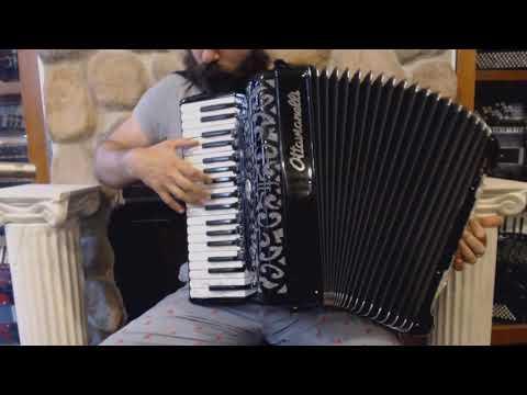 OTTAAERIVM96BK - Black Ottavianelli Aero IV Piano Accordion LMMM 37 96 $3999