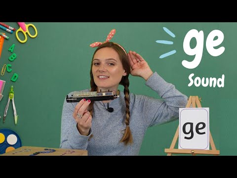 'ge' Sound | Learn Phonics | 'ge' words | Learn to Read | British Teacher | Digraph