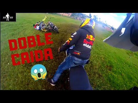 🏁CAIDA en Categoría 100c.c ÉLITE. Valida Departamental promocional.🔥VELOARENA COLOMBIA 2020.