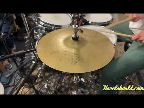 Rare 30 YR Old DARK Crisp Sabian HH 13” Hihats 795 1195 g BRILLIANT! Sound Phenomenal! Listen image 6