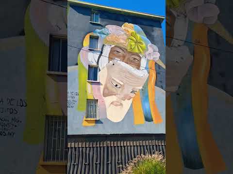 Mural en la comuna de Pedro Aguirre Cerda - Santiago de Chile.