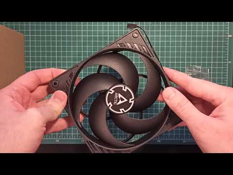 Arctic Cooling ARCTIC P14 Value Pack Kompiuterio korpusui Ventiliatorius 14 cm Juoda video