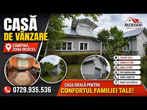 Casa de vanzare in Campina, zona Muscel — Video