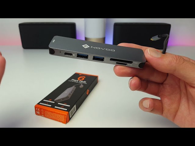 Vídeo relacionado con NOVOO Hub USB C 7 en 1, Docking Station HDMI 4K@60, Ethernet, PD 100W