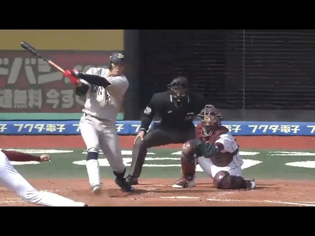 【3回表】バファローズ・糸井 同点タイムリーヒット!! 2015/4/12 E-Bs