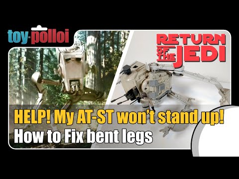 HELP! My vintage Star Wars AT-ST won't stand up! Repair Guide - Toy Polloi