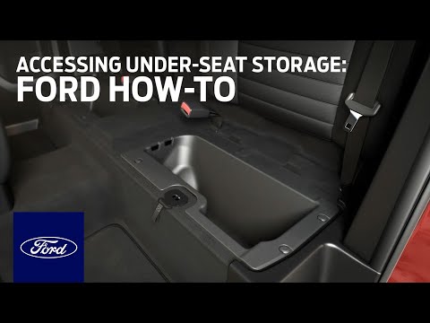 Accessing Under-Seat Storage | Ford How-To | Ford