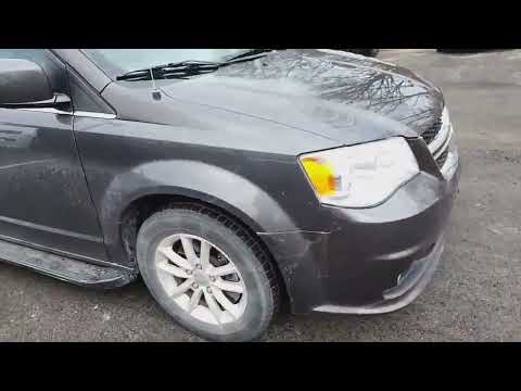 2019 Dodge Grand Caravan SXT Premium Plus 2WD in Silver for sale at Finch Chrysler Dodge Jeep Ram Ltd in London, ON