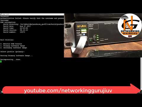 Default Aruba Switch Password