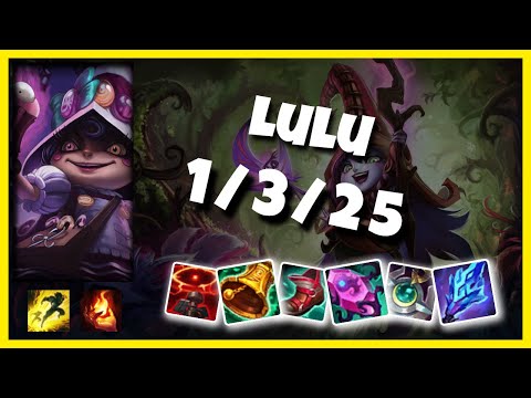 Lulu 10.25 Gameplay Challenger Replay S11 Support (1/3/25) - BR