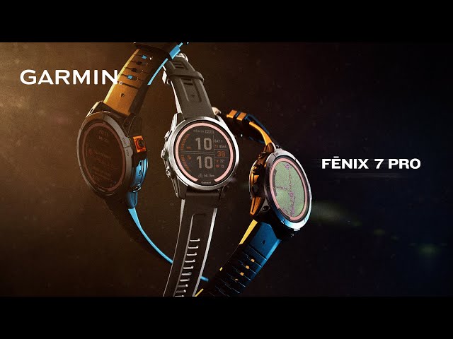 Garmin Fenix Pro 010-02777-54 Smartwatch Carbon Sapphire Solar Edition  Black Silicone Strap