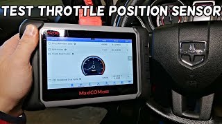 HOW TO TEST THROTTLE POSITION SENSOR GAS PEDAL, ACCELERATOR PEDAL Dodge, Jeep, Chrysler