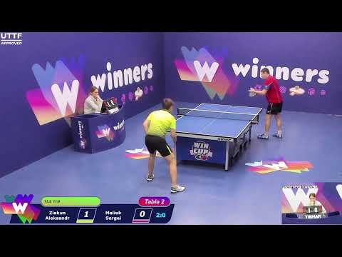 WINners CUP table 2  16.11 Ziakun Aleksandr - Maliuk Sergei  19:00