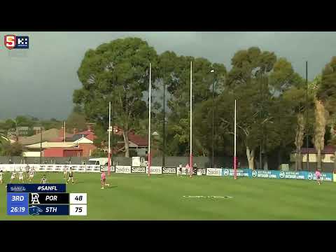 Rd 15 Hostplus SANFL Snapshot - South's Sid Draper shows his speed with a classy finish