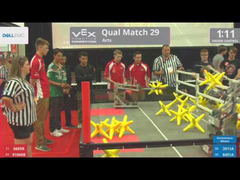 2017 VRC Arts Q29 - 6685R 81960B vs 2011A 8451A - 40 to 7