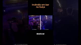 proibido o uso de sinalizadores em ambientes fechados #Suíça #CransMontana #Incendio #Noticias