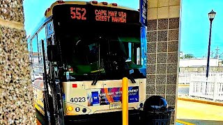 On Board: NJ Transit 2016 MCI D4500CTH #4023 on Route 552