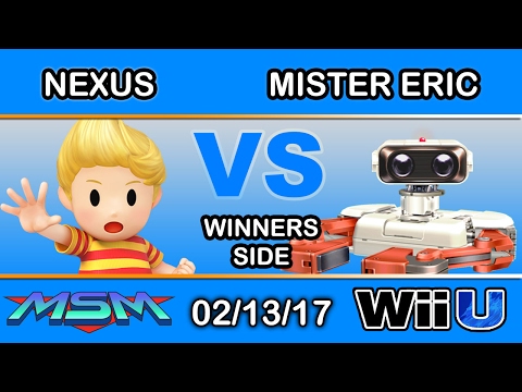 MSM 85 - Nexus (Lucas) Vs. Mister Eric (ROB) Winners Side - Smash Wii U