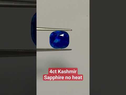 Kashmir Sapphire 4ct, no heat , beautiful colour, #gemstone #gemcollection #preciousgems