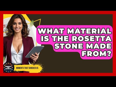 What Material Is The Rosetta Stone Made From? - Moments That Shocked Us