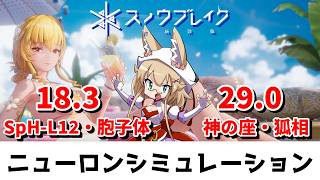 【スノウブレイク】ニューロンシミュレーション 7/27～8/2（SpH-L12・胞子体/神の座・狐相）